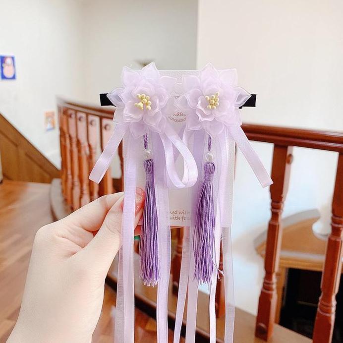 HPM-04 Jepit Rambut Anak Anak Hanfu Hairpin Bunga Dinasti Aksesoris rambut murah