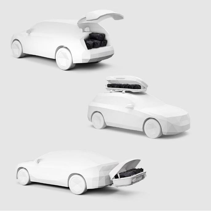 Thule Gopack Set isi 4 Tas Duffel Bag Thule for Roof Box Thule (TERBAIK) (TERBARU) (TERMURAH)