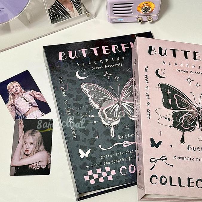 Ziplock Binder A5 Ziplock Binder A6 Cardbag Binder Cover Binder A5 6 Rings Butterfly Album Kpop Hard