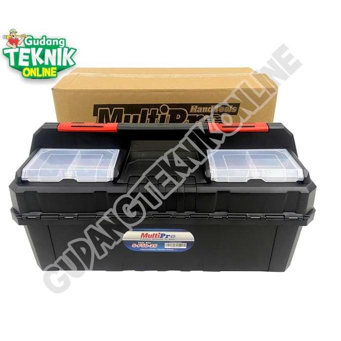 BAJANTEKNO MULTIPRO Tool Box Plastik 2 Susun 25" S-F50-25 OEO1.0025 / Toolbox Alat Tempat Kotak Simp