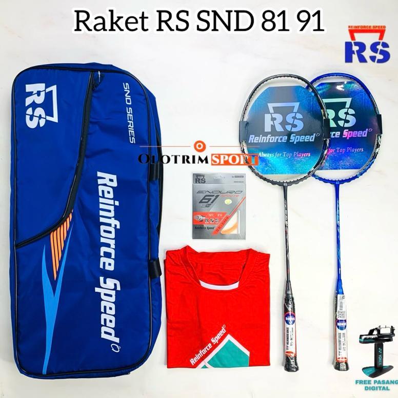 Raket Badminton RS SND 80 81 91 SMASH PROF Original
