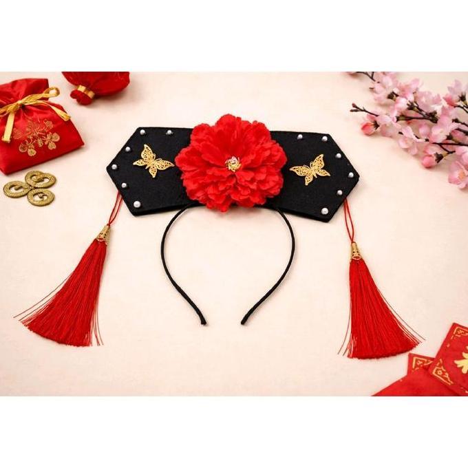 Bando cina Imlek anak Putri Huan Zhu aksesoris anak perempuan Fashion murah