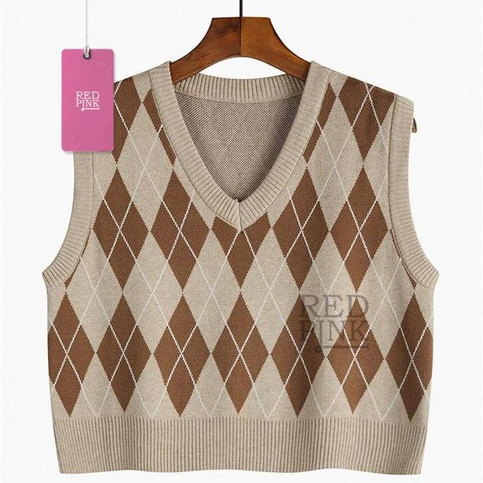 AI173 ~ Rompi Baju Outter Mix Match Outfit Vest Casual Street Women Modern Kekinian Korean Style Sli