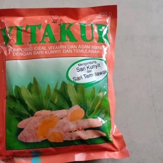vitakur 250 gr vitamin herbal untuk hewan