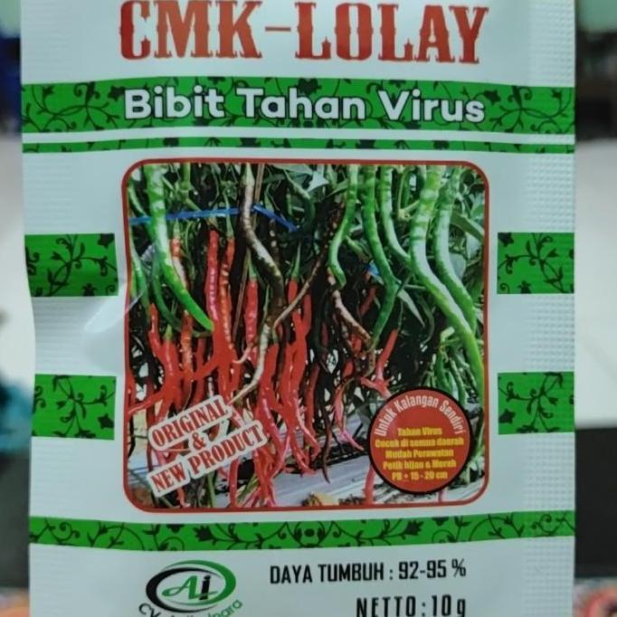 benih Cabe Kriting Cmk Lolay 10gr Original Tahan Virus