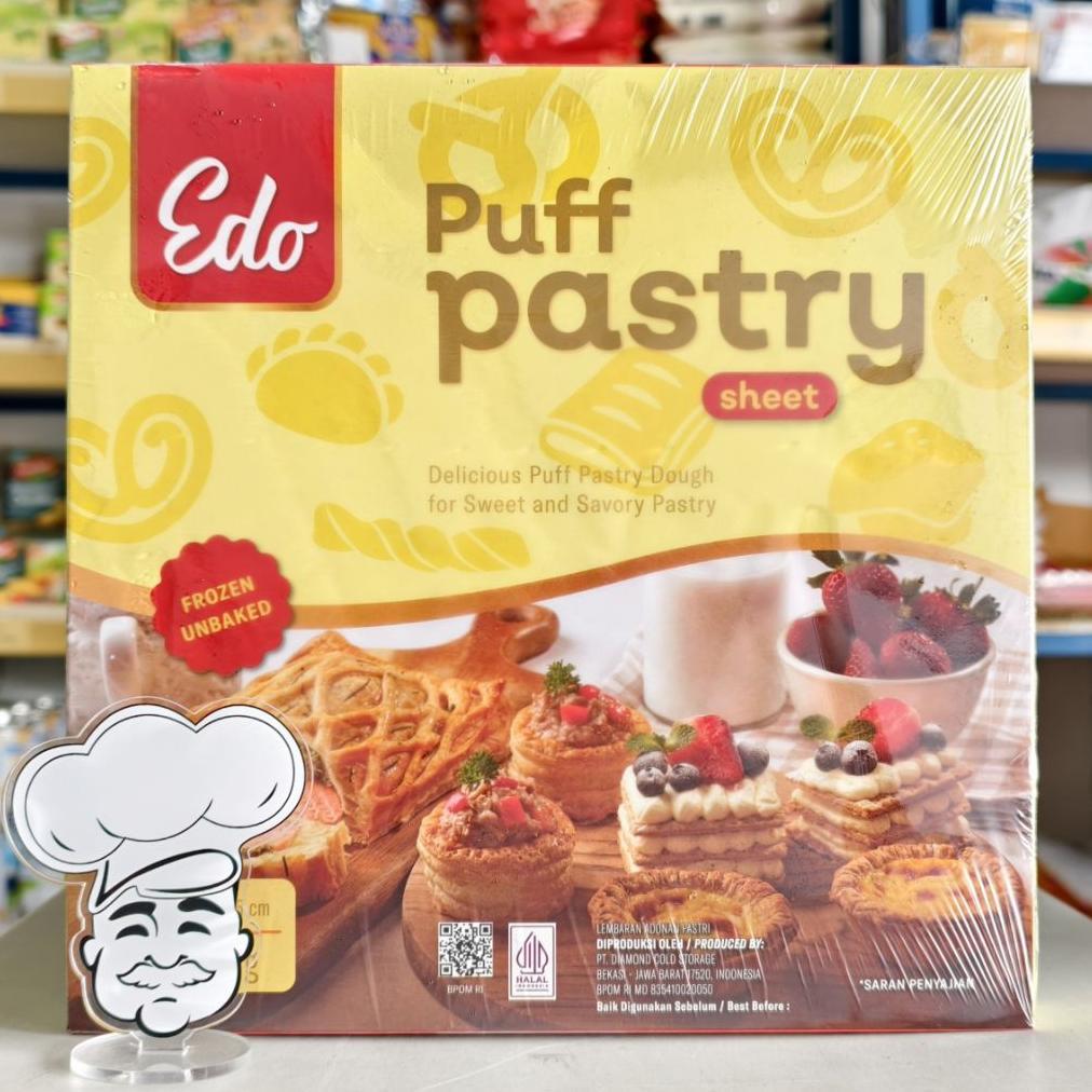 Puff Pastry Edo 750Gr / Kulit Pastry Edo / Puff Pastry Edo / Kulit Zuppa Soup Edo / Puff Pastry Lemb