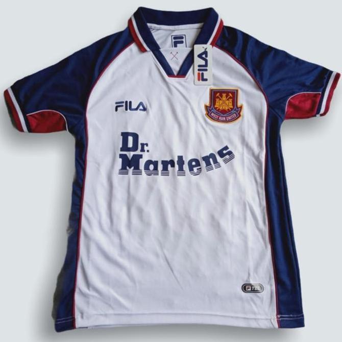 Jersey Retro West Ham Away 1999 Dr Martens BS