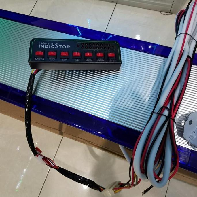 Promo strobo atap mobil Led biru Diskon