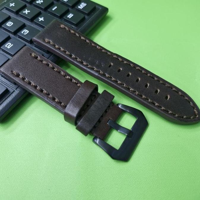 strap leather watch tali kulit jam tangan timberland nautica police panerai fosil buckle black