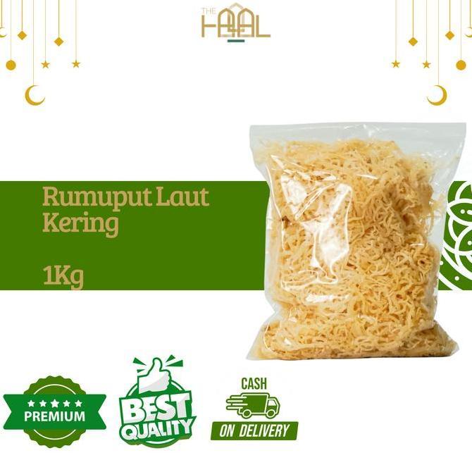 Lazatos- Rumput Laut Kering Putih 1 Kg Super 100% Rumput Laut