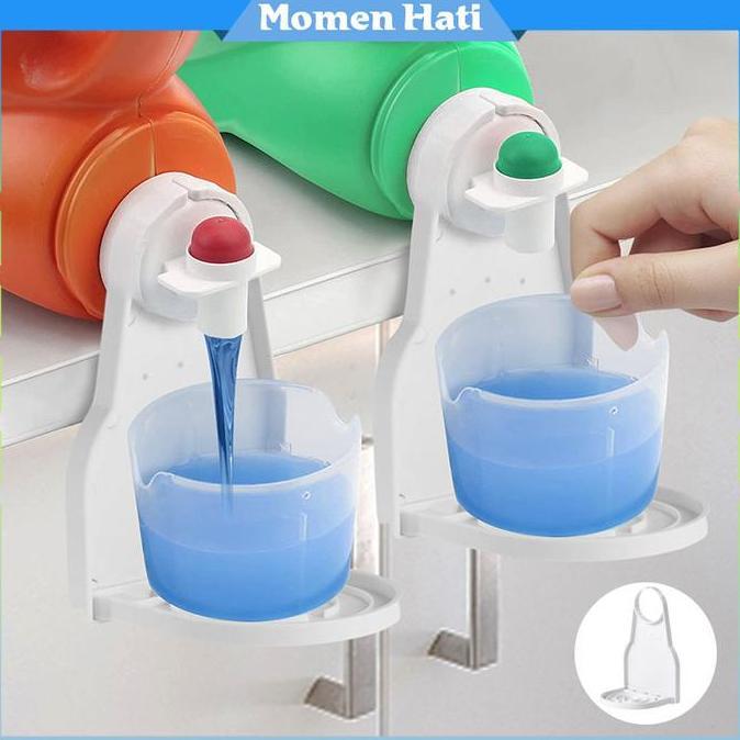 BEAM Tempat Gelas Deterjen Cucian Tanpa Lubang / Rak Gantung Lipat / Kamar Mandi