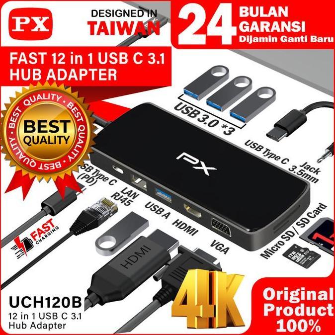 USB Hub Converter Type C Hub Adapter Laptop Tablet Type C 3.1 to HDTV 4K USB 3.0 VGA LAN RJ45 1000Mb