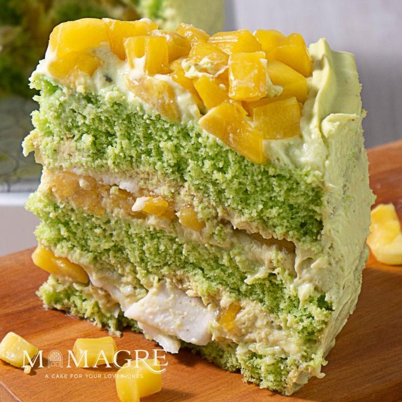 Es Teler Sliced Cake - Sponge Pandan & Alpukat Termurah