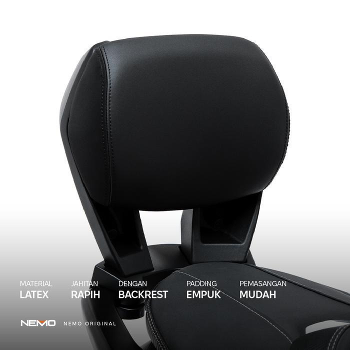 Sandaran Jok Belakang + Bracket  Nemo Nmax Turbo & Neo Original Dan Terpercaya