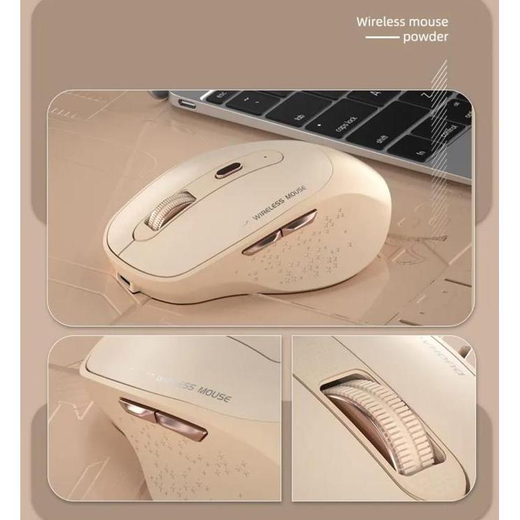 Funfake- Mouse Gaming M6 - Mouse Gaming Wireless Bluetooth - Charging Type C