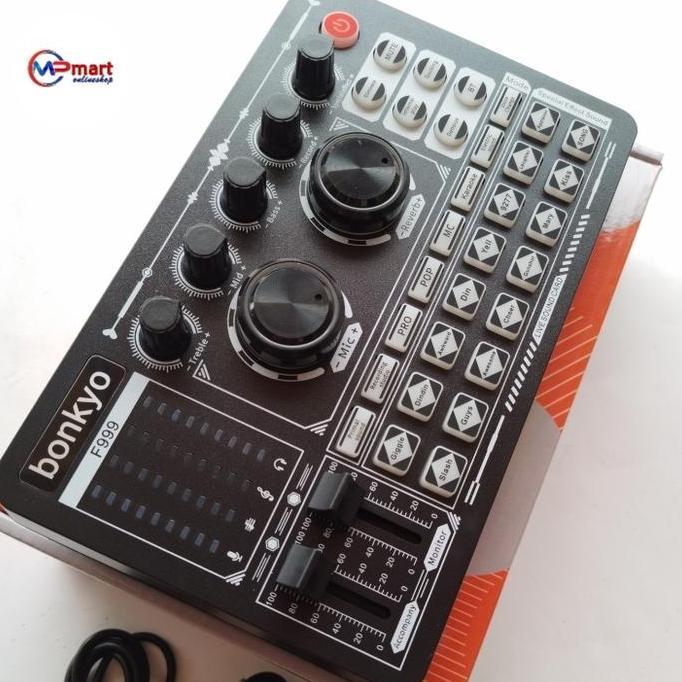 Sandalan - kseller Soundcard F999 Sound Card Live Streaming Kartu Suara Mixer Audio Soundsystem Soun