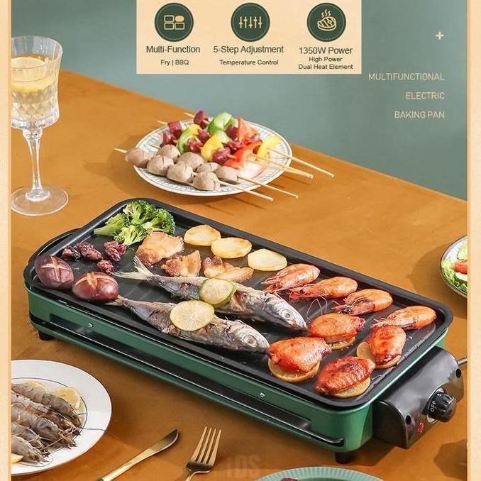 Prasaja209 - Shenar Korean Pan Bbq Grill 2 In 1 / Bbq Elektrik Grill / Kuali Panggang Barbeque Non S