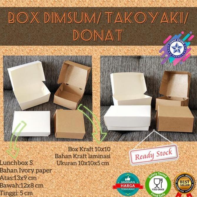 Promo Lunch Box S / Box Ayam Geprek / Hotwing / Box Sadas / Box Polos, Uk. S Cod