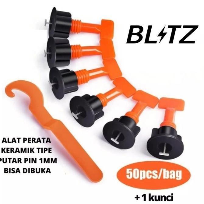 ```````] BLITZ Alat Perata Keramik putar - Tile Leveller nat lantai granit