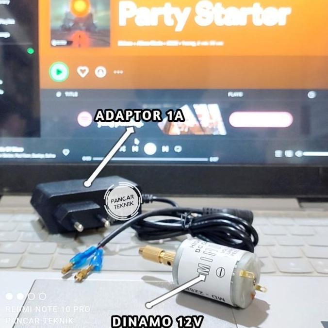 >>>>>] Paket Dinamo Mini Drill dc 12v + Adaptor 12V 1A Mini Drill PCB Diecast