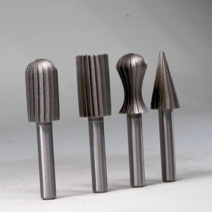 #@#@#@#@] Mata Bor Cun Tuner 6mm Set 4pcs Mata bor kikir Kerok Besi Aluminium Kayu As 6mm