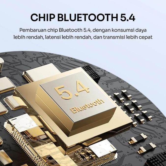 ROBOT Nova T2 TWS Earphone Wireless Bluetooth 5.4 Ultra Light Buds dengan Gagang Mini 2 cm Headset B