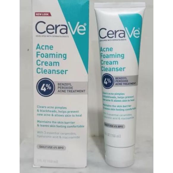Cerave Acne Foaming 4%  Cream Cleanser Face Wash 150Ml