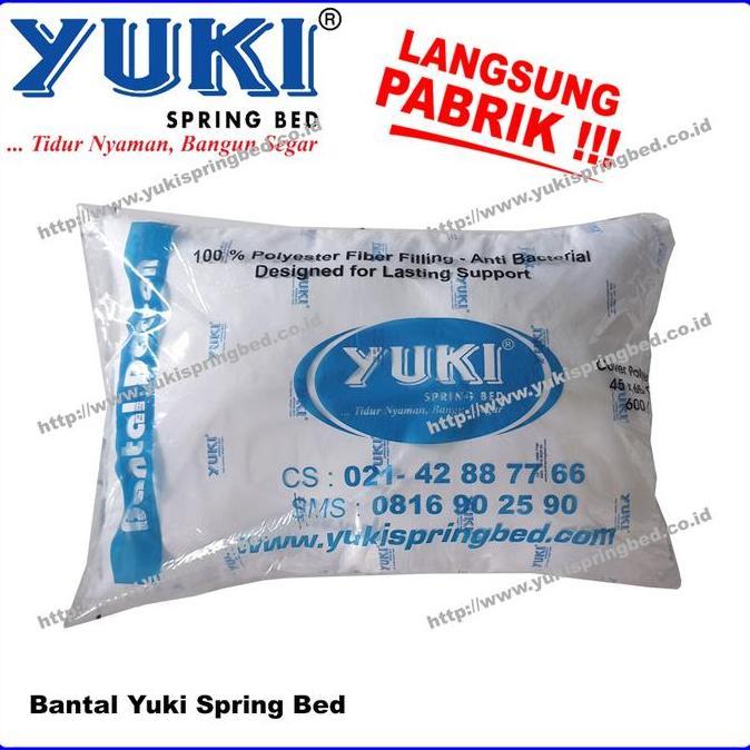 BANTAL DACRON YUKI SPRING BED ASLI (TERBAIK) (TERBARU) (TERMURAH)