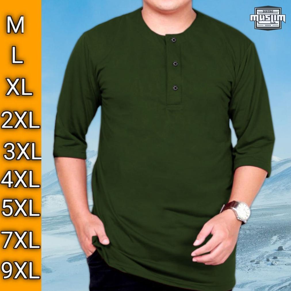 DISKON Kaos Kurta Jumbo Bigsize Pria Dewasa Hitam 9XL 7XL 5XL 4XL 3XL XXL XXXL XXXXL XXXXXL DISKON