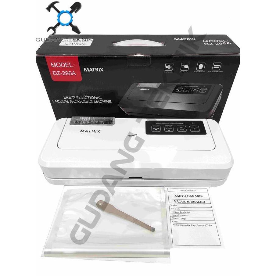 MIOSHINOCHE Vacuum Vacum Vakum Sealer Makanan Basah Kering DZ290 MATRIX Otomatis