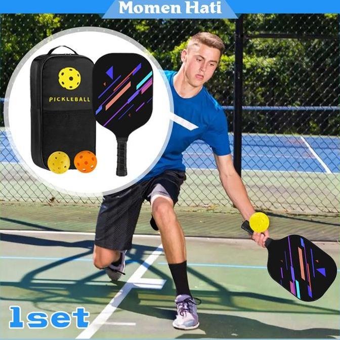 MIOSHINOCHE Pickleball Set Pickleball Paddle Raket Pickleball Dengan Bag