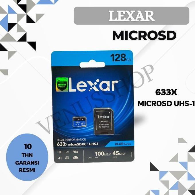 Lexar MicroSD 128GB 633x up to 95mb/s