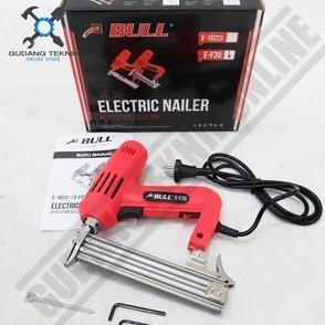 SABILULUNGAN (BULL E-F30 LISTRIK) Mesin Staples Paku Tembak LISTRIK BULL F30 / ELEKTRIC Nailer Gun B