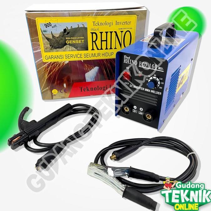PANGRANGO Mesin Las ECO160 BIRU MMA 160A RHINO 900Watt / Mesin Las Listrik ECO 160 Trafo Travo Trapo