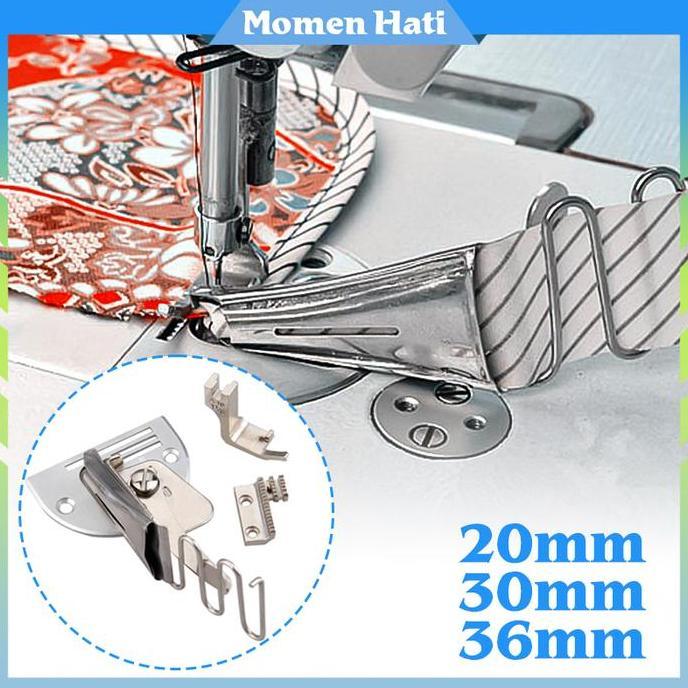 SIMATEKNO Corong Kelim Hijab Corong Kelim Bisban Corong Kain Corong Heming Mesin Jahit