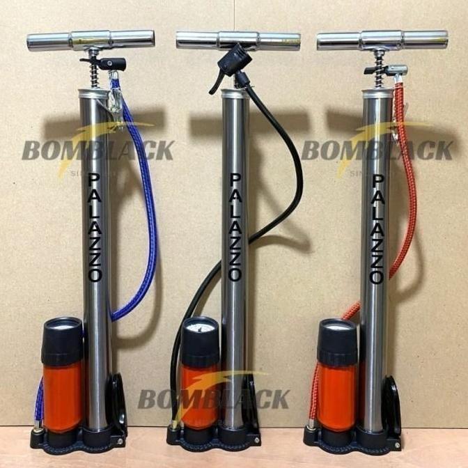 Pompa Sepeda Motor Mobil Bola Ban Roda Model Tabung Meter Manual Pompa Motor Pompa Ban Sepeda Pompa 