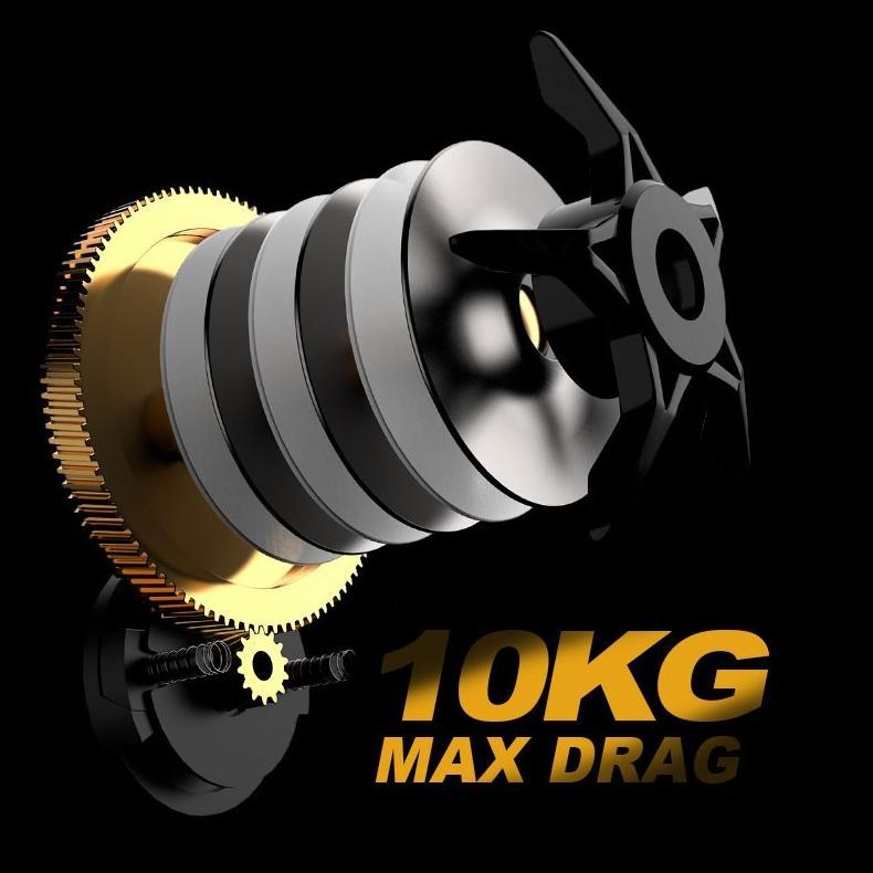 BIG SALE DAIWA FISHING REEL PANCING BC REEL 7.2:1 MAX DRAG 8KG REAL PANCING BC BAITCASTING REEL MURA