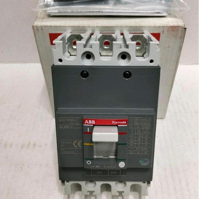 Abb Sace Formula A1N N125 Mccb 3Phase 60A Ready