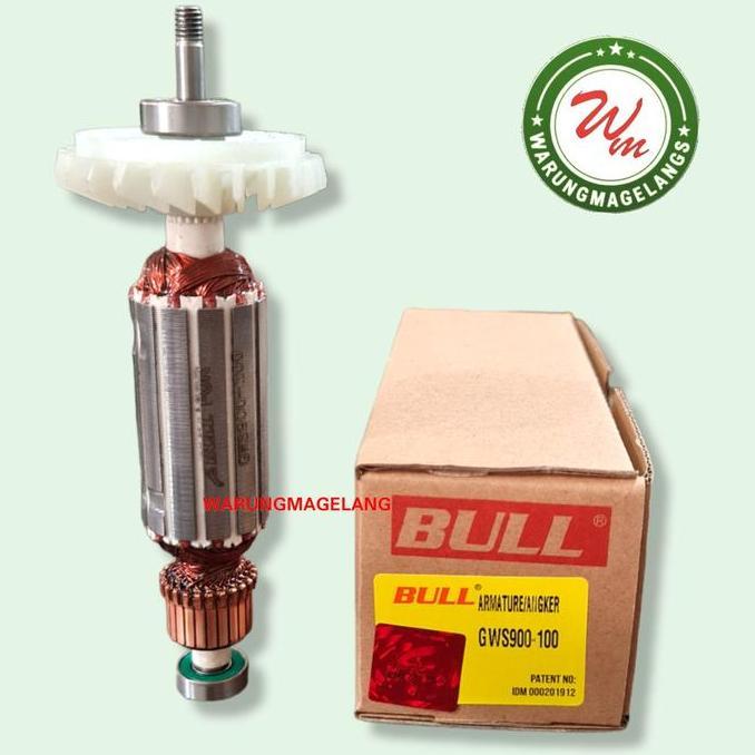 Armature angker Bull for bosch gws900 100 gws 900 100 gerinda tangan
