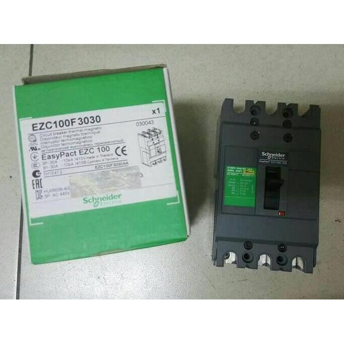 Schneider Mccb Ezc100F-10Ka/Mccb 3Phase 30A Schneider High Quality
