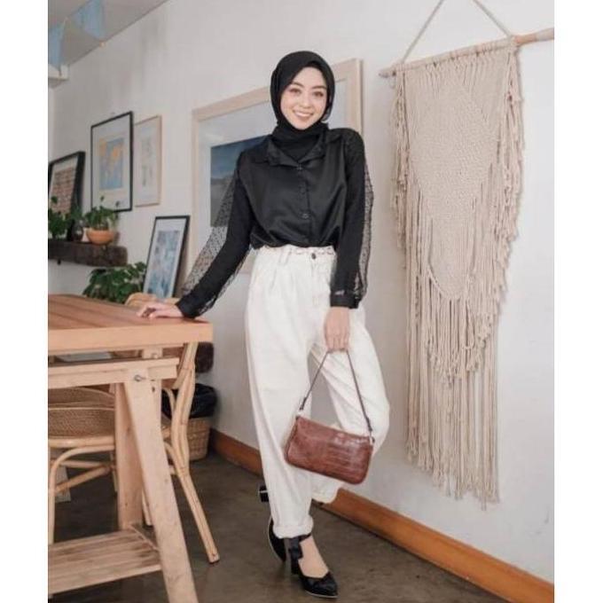 Blouse arini wn BLOUSE RUBIAH ORGANZA BLOUSE MUSLIMAH KEKINIAN / Atasan wanita terlaris matt woofcre
