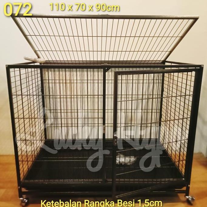 Panipani_pal - 72 74 Dayang Dog Cage Kandang Besi Anjing Kokoh EKSPEDISI 11x7x9