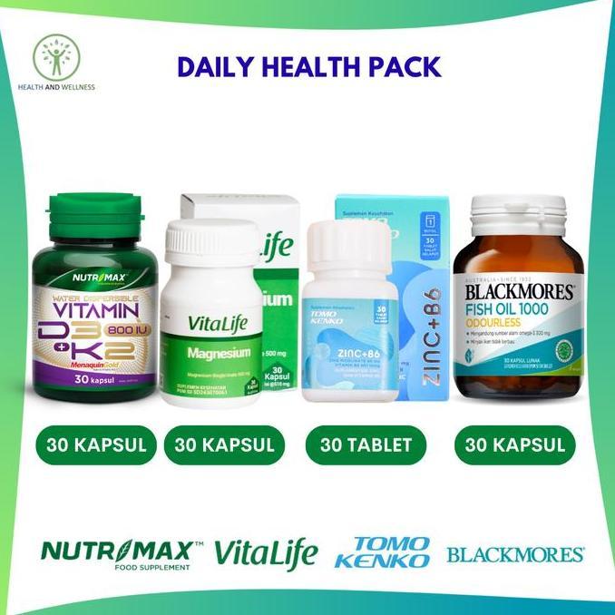 NUTRIMAX VITAMIN D3 800 IU K2 VITALIFE MAGNESIUM TOMO KENKO ZINC BLACKMORES FISH OIL