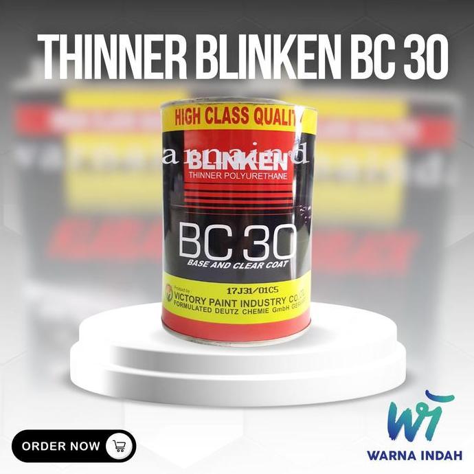 Thinner Blinken BC30, pengencer clear coat dan cat PROMO