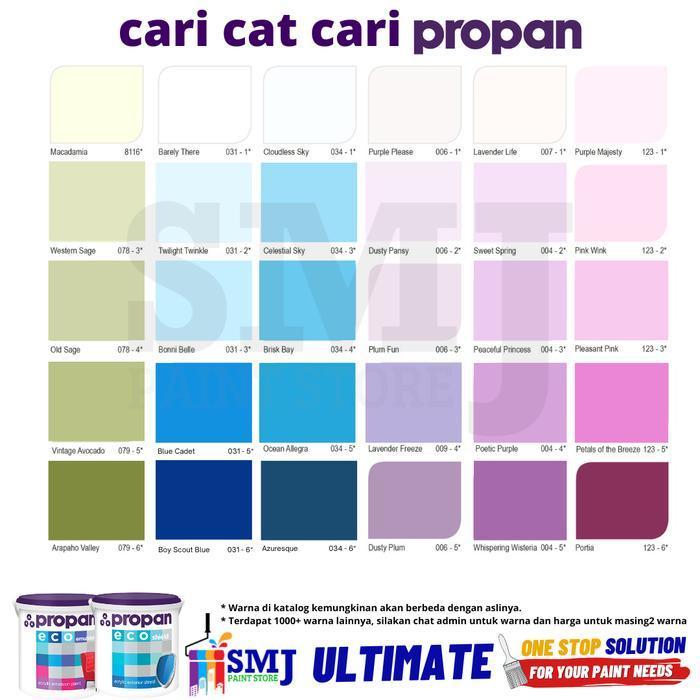 Cat Tembok Eksterior PROPAN ECOSHIELD ES-600 warna tinting 25kg