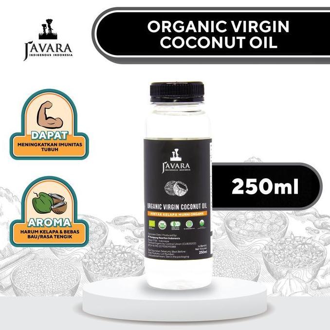 Backto- Javara Minyak Kelapa Murni Vco Organik 250Ml | Organic Javara Virgin Coconut Oil Minyak Vco 