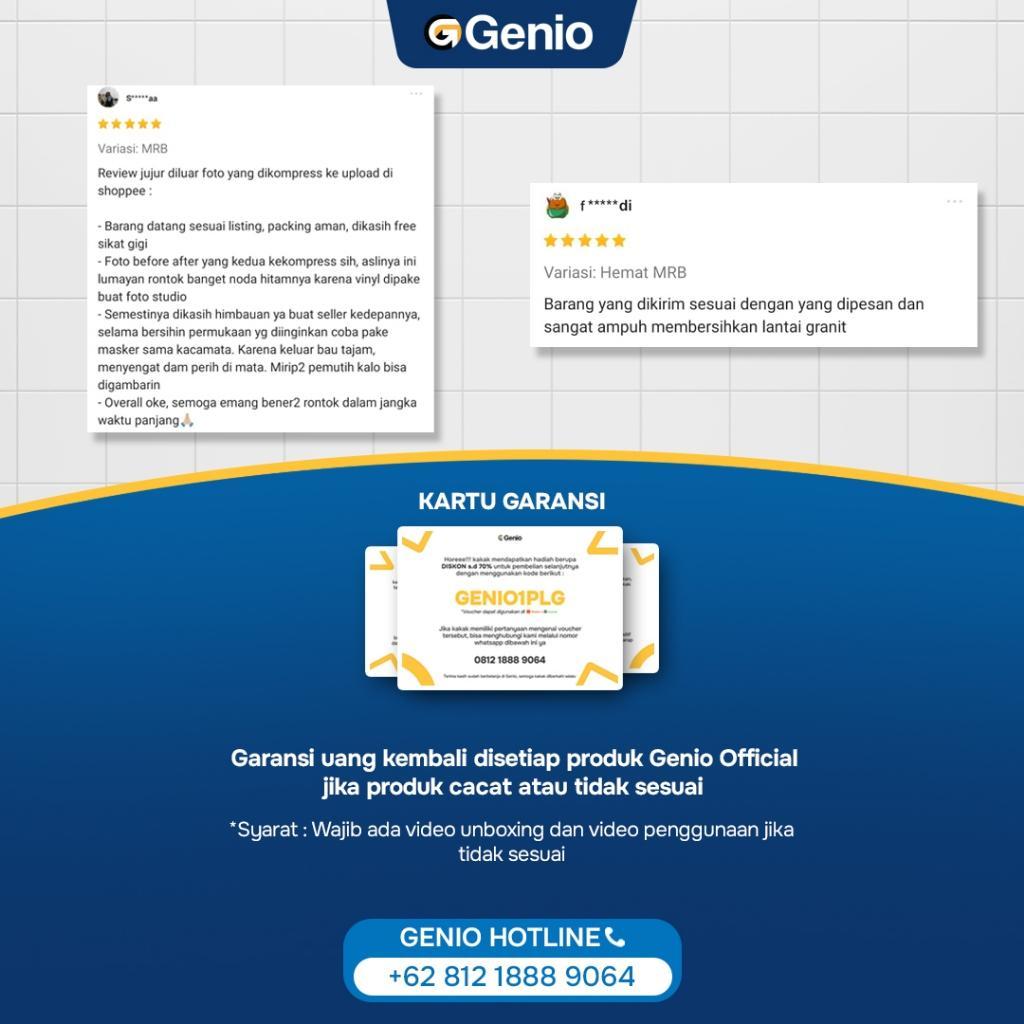 Genio Marblenite Cleaner - Cairan Pembersih Granit, Nat, Vinyl, Keramik, Antibakteri