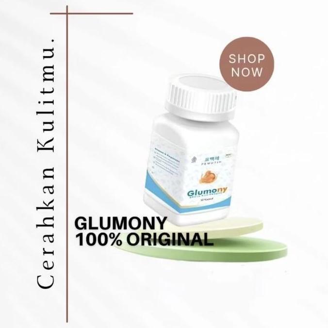 Absolute- Terlaris Glumony Pemutih Badan Pemutih Wajah Kapsul Whitening