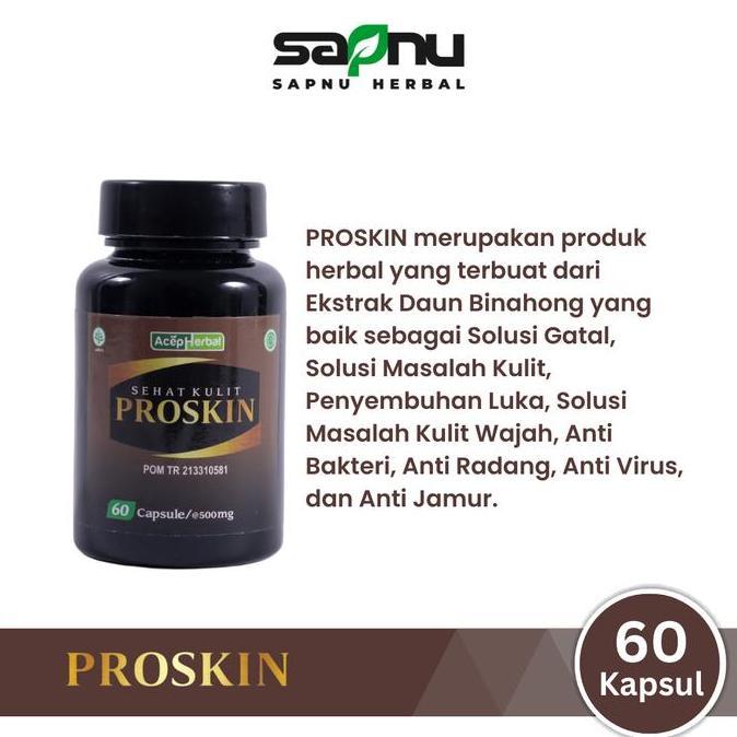 Absolute- Proskin , Sehat Kulit Proskin , Kapsul Binahong , Obat Mangatasi Masalah Kulit, Obat Gatal