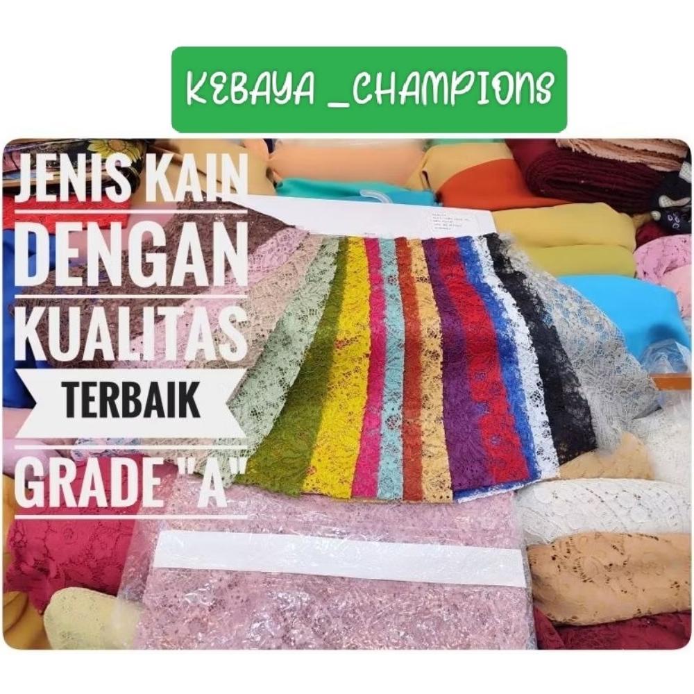 PROMO Kebaya Brokat Premium Model Tangan Lurus Terbaru Kebaya Brokat Formal Atasan Kebaya